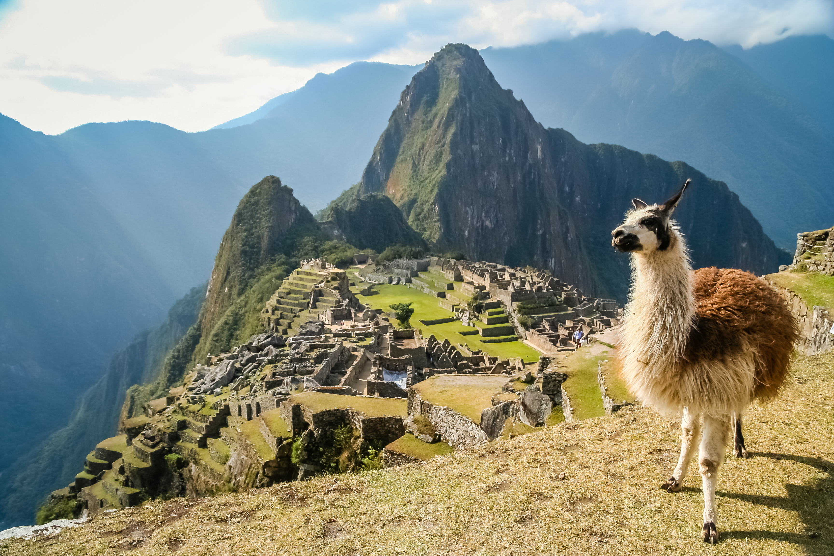 The ancient Inca town of Machu Picchu in Peru’s Sacred Valley