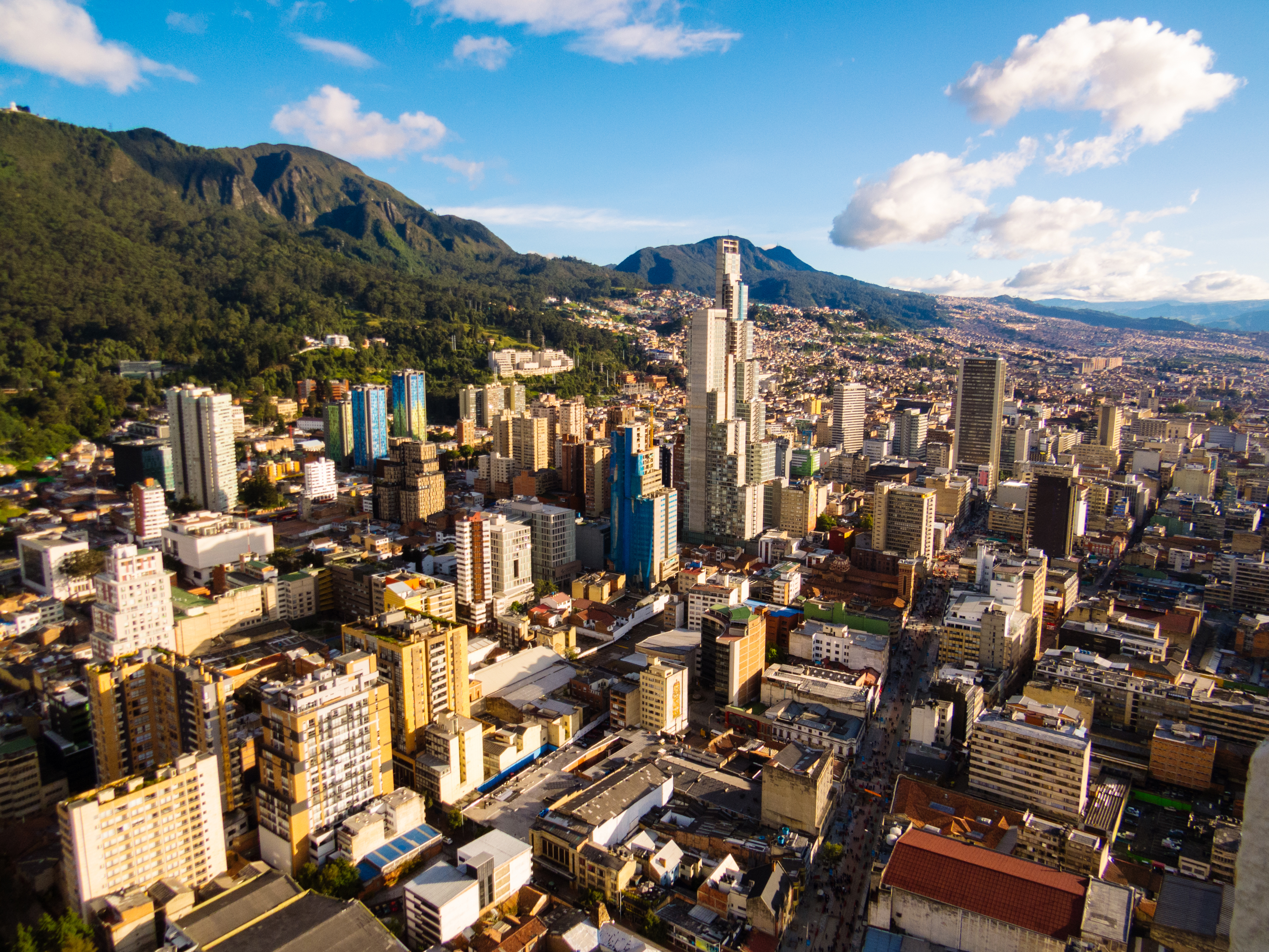 The city of Bogota has a population of eight million