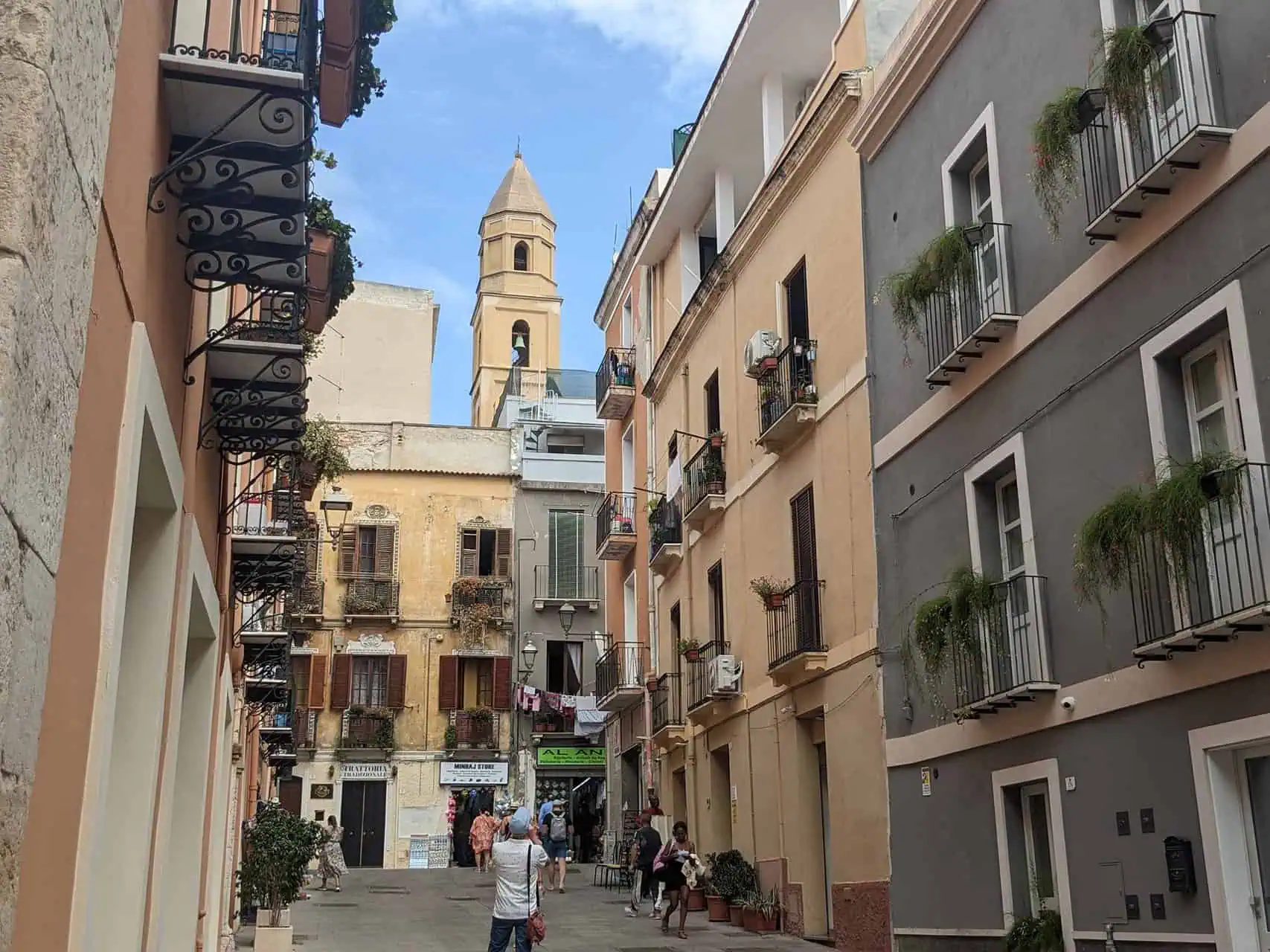 Cagliari, mom's pic of old town