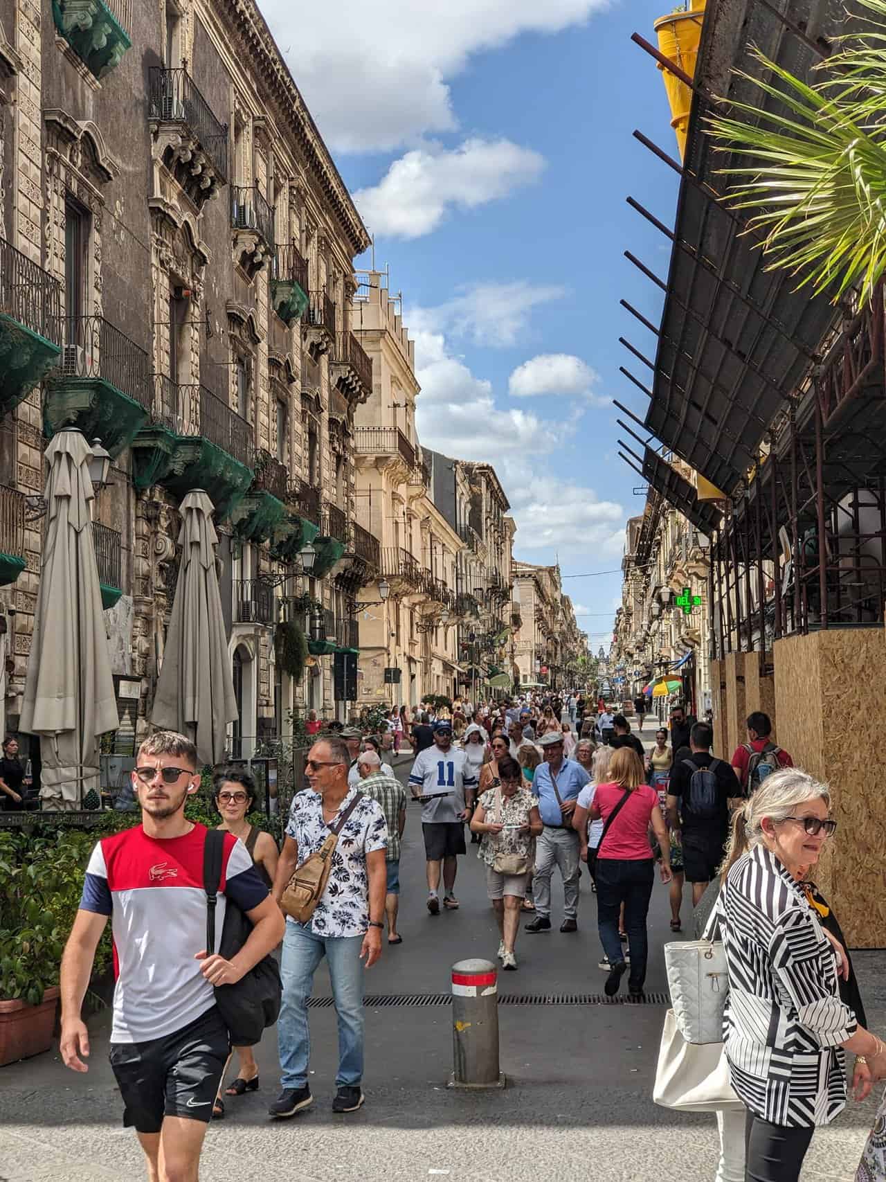 Catania, mom's photo of old town