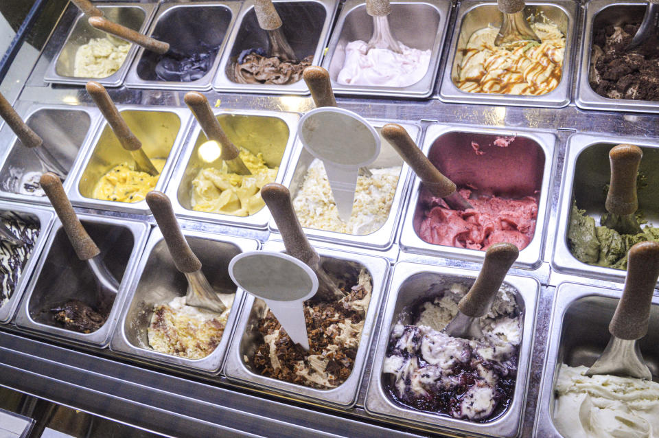 Gelato Ice Cream Display Fridge