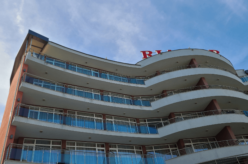 Hotel Riagor from the back.