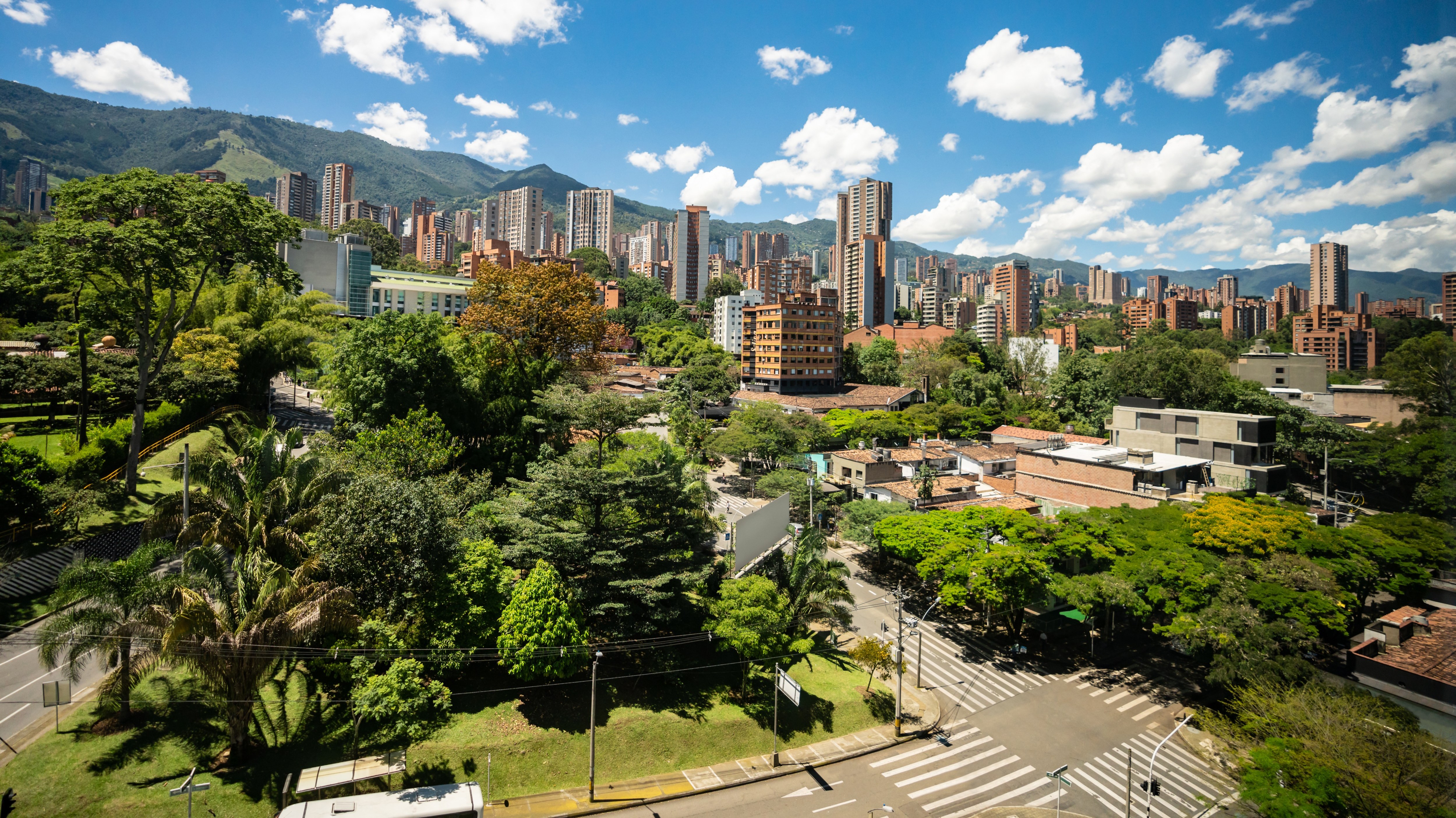 Medellin is home to 21 public parks