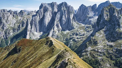 Peter Elia The Peak of the Balkans Trail straddles the Accursed Mountains and crosses three countries (Credit: Peter Elia)