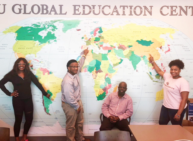 Three ECSU Students Prepare for Study-Abroad Experience