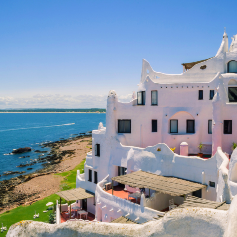 famous-casapueblo-whitewashed-cement-stucco uruguay