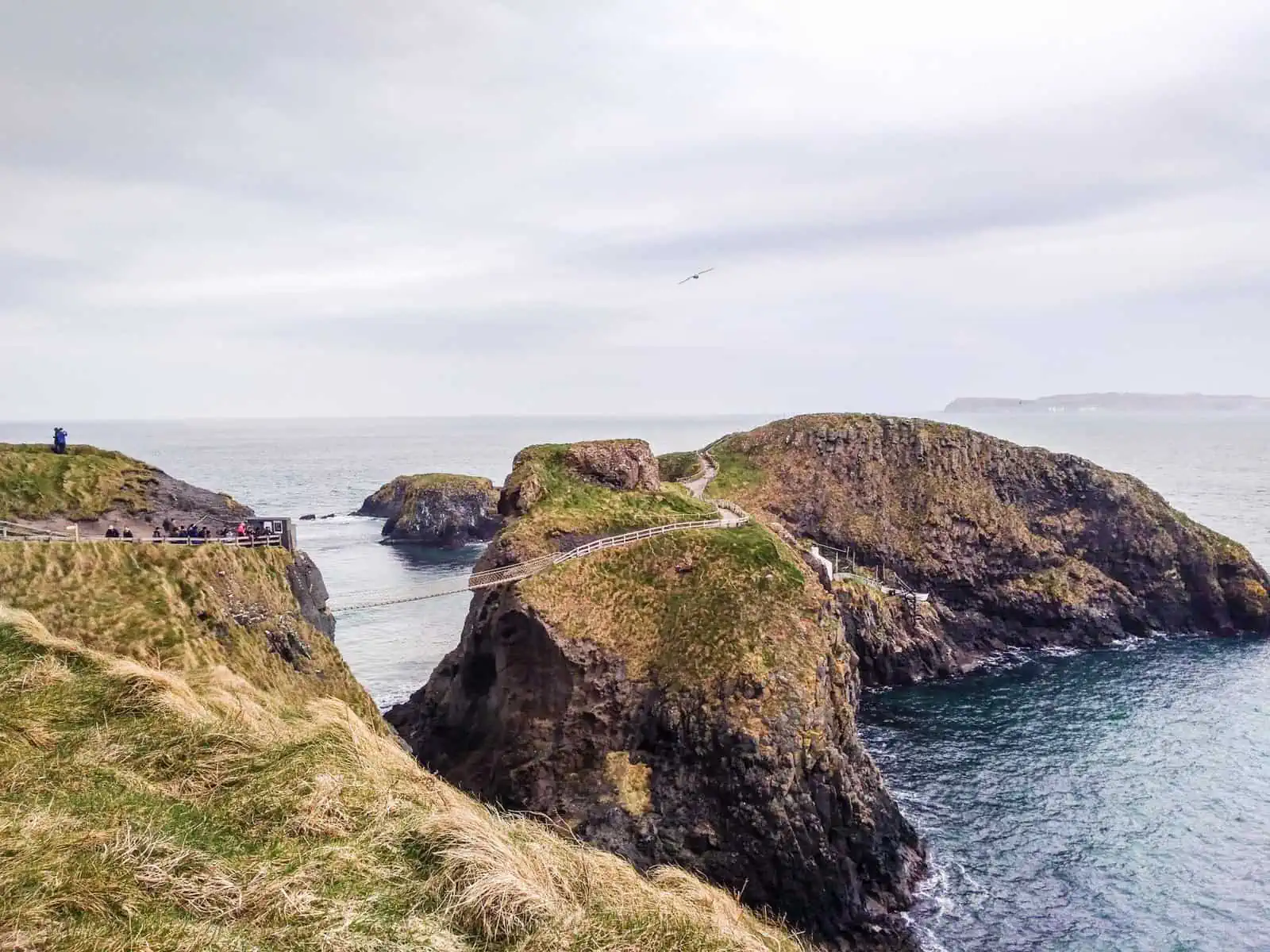 Carrick a rede rope bridge in Northern Ireland