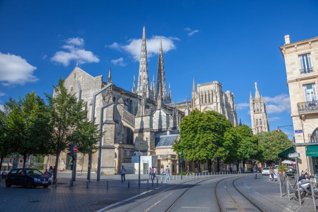 Architecture of Cathédrale Saint-André de Bordeaux in Bordeaux, France