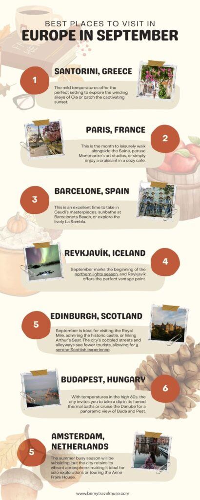 best places to visit in europe in September 