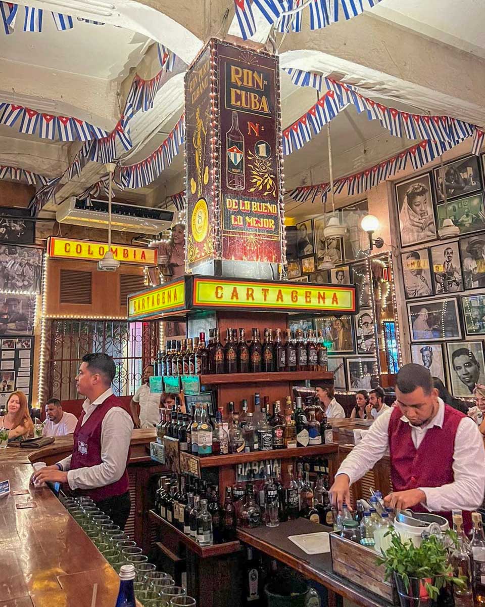 Cafe Havana in Cartagena Colombia