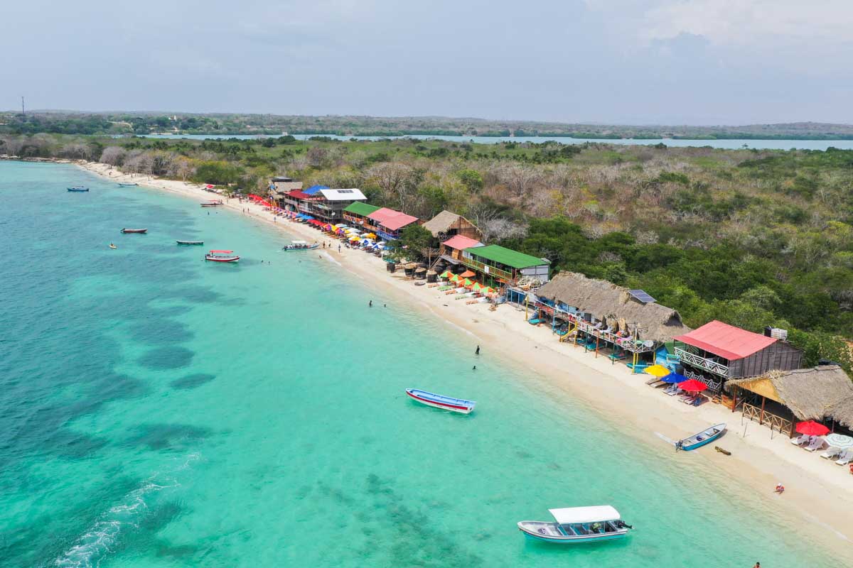 Playa Blanca near Cartagena, Colombia