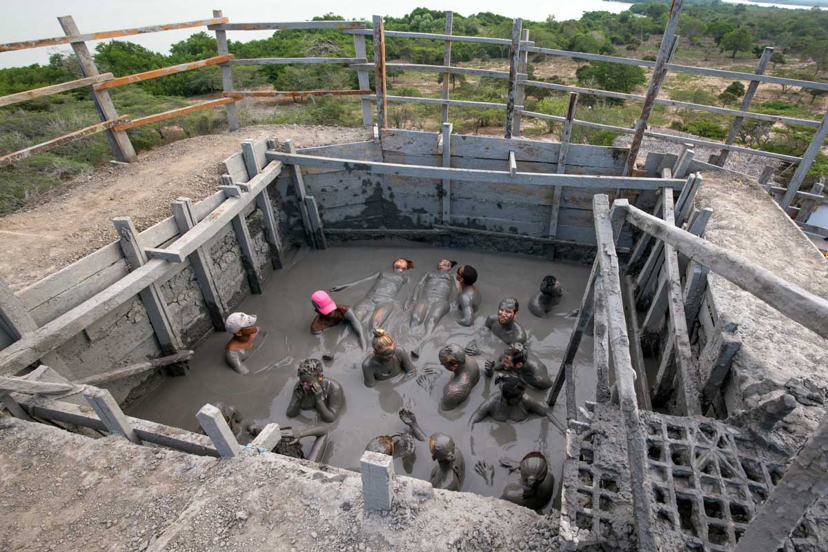 Mud Volcano near Cartagena, Colombia