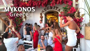 [4K]🇬🇷Walking tour of Mykonos Island, Greece's most popular and luxurious celebrity destination 2024 - YouTube