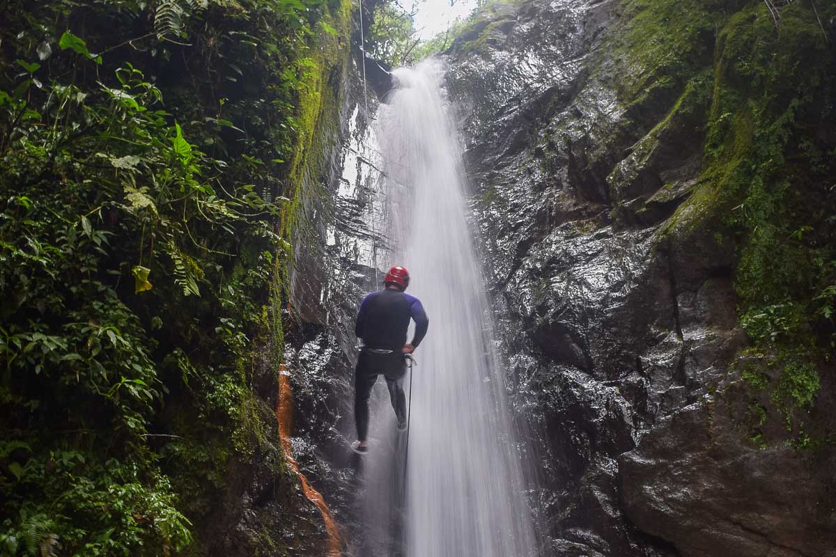 Canyoning in San Gil, Colombia