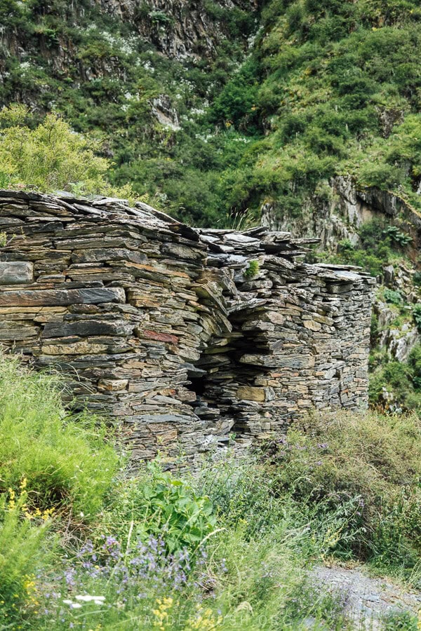 A burial crypt in Mutso made of stone.