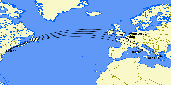 boston delta route map