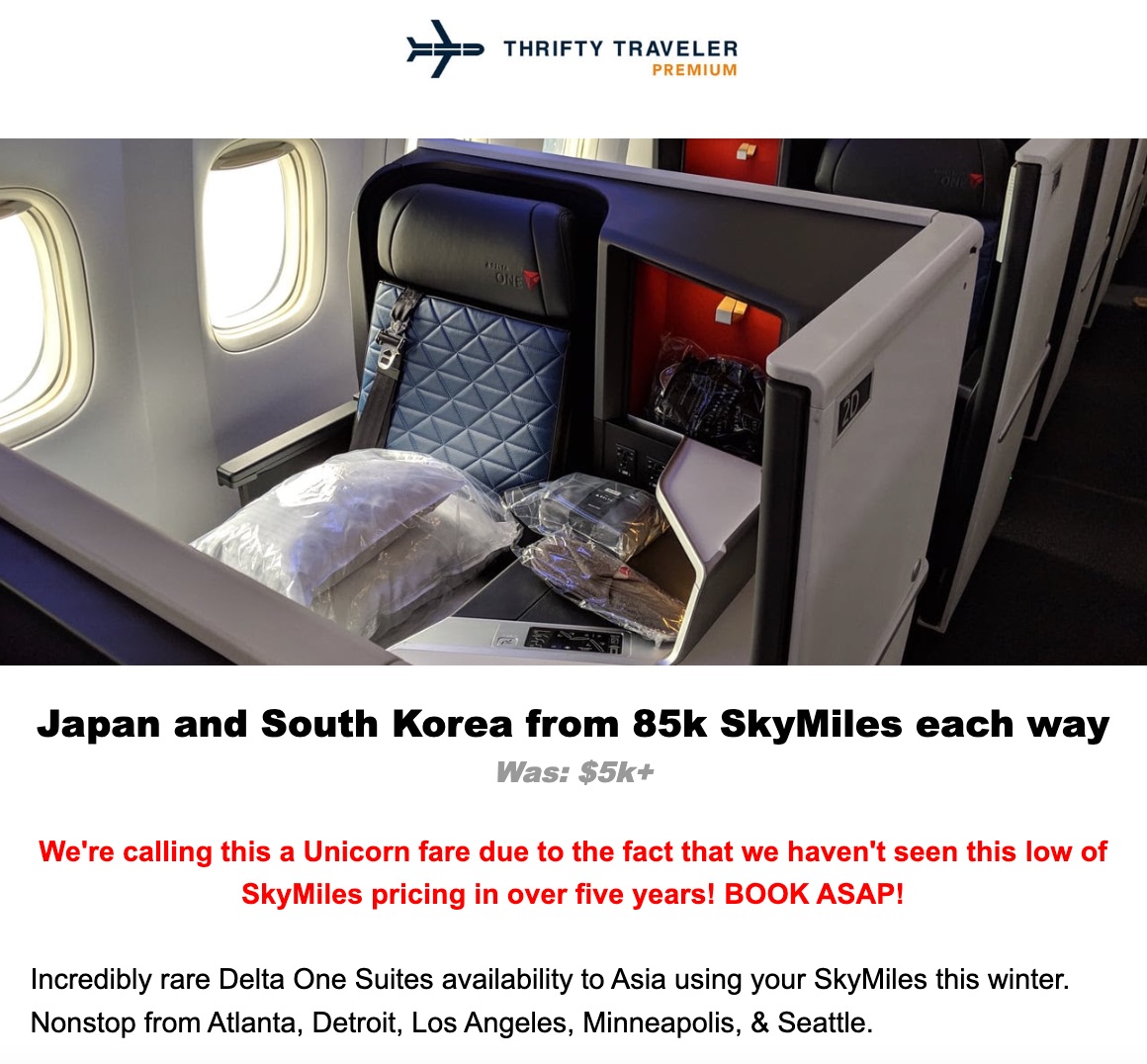 delta one suites deal premium