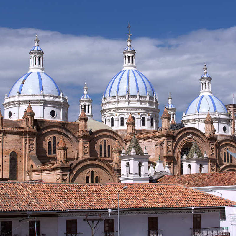 Colonial Era City Of Cuenca, Ecuador, South America, digital nomad