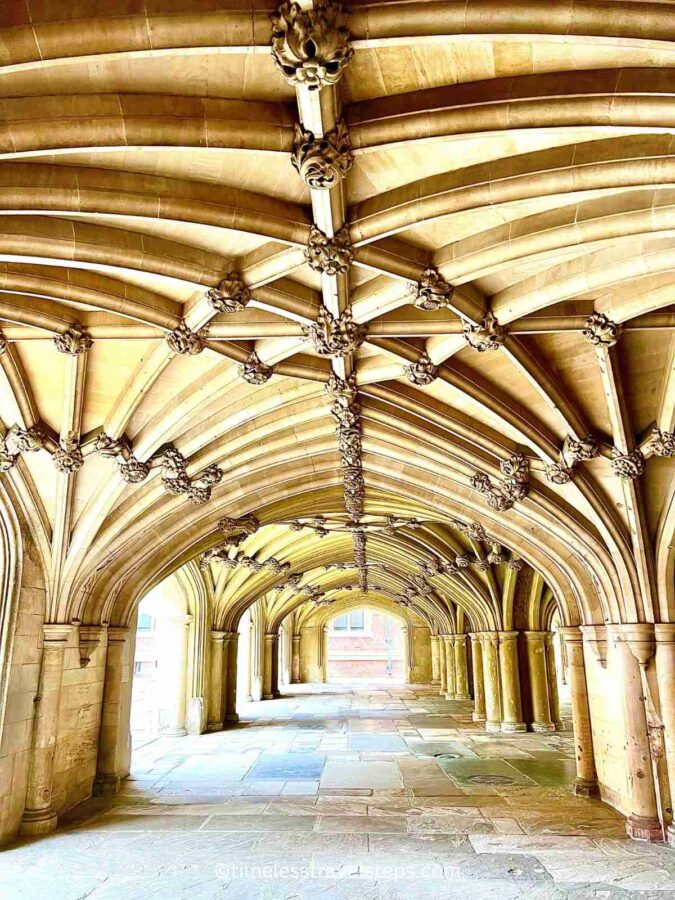 the atmospheric undercroft at Lincoln's Inn chapel