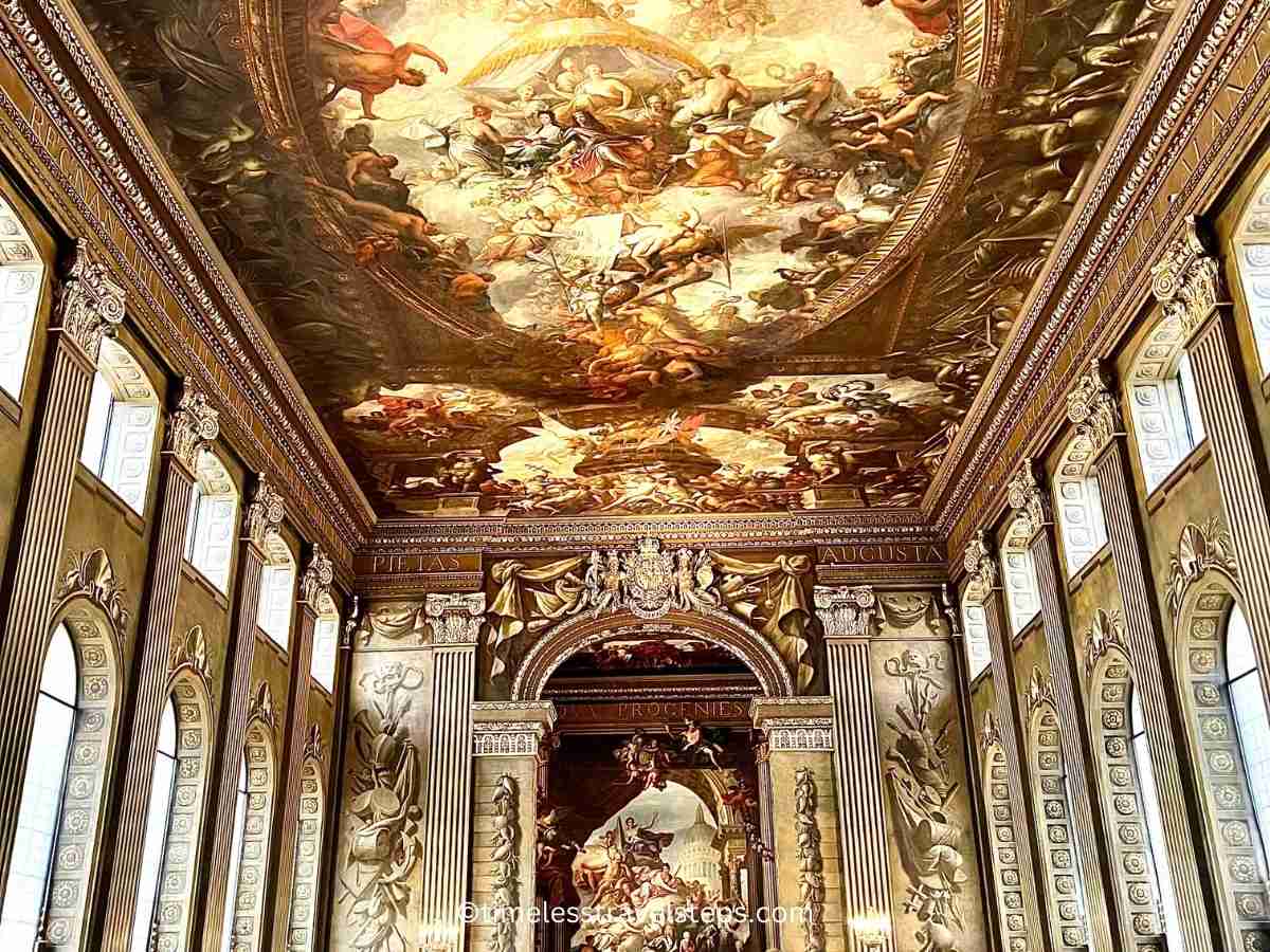 old royal naval college painted hall - ceiling: featured image