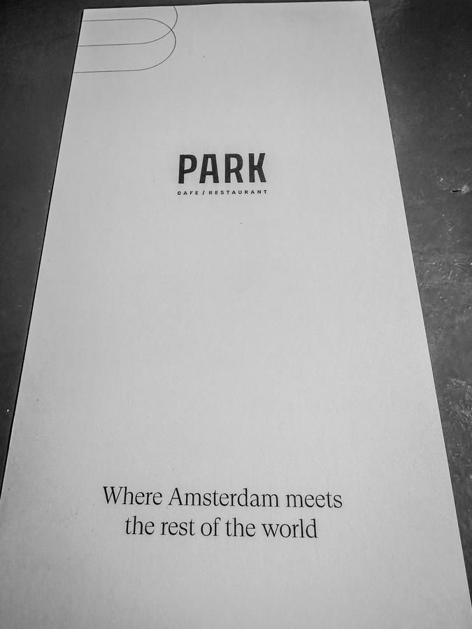 PARK Restaurant Menu at Hotel Arena Amsterdam – Culinary Gateway