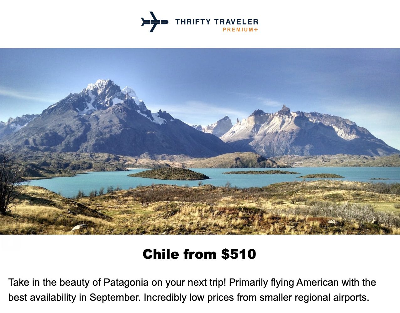 Chile flight deal