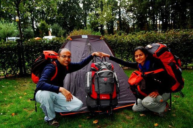 Tautik Das and his wife Rohini in Bruges, Belgium (Photo courtesy Tautik Das)