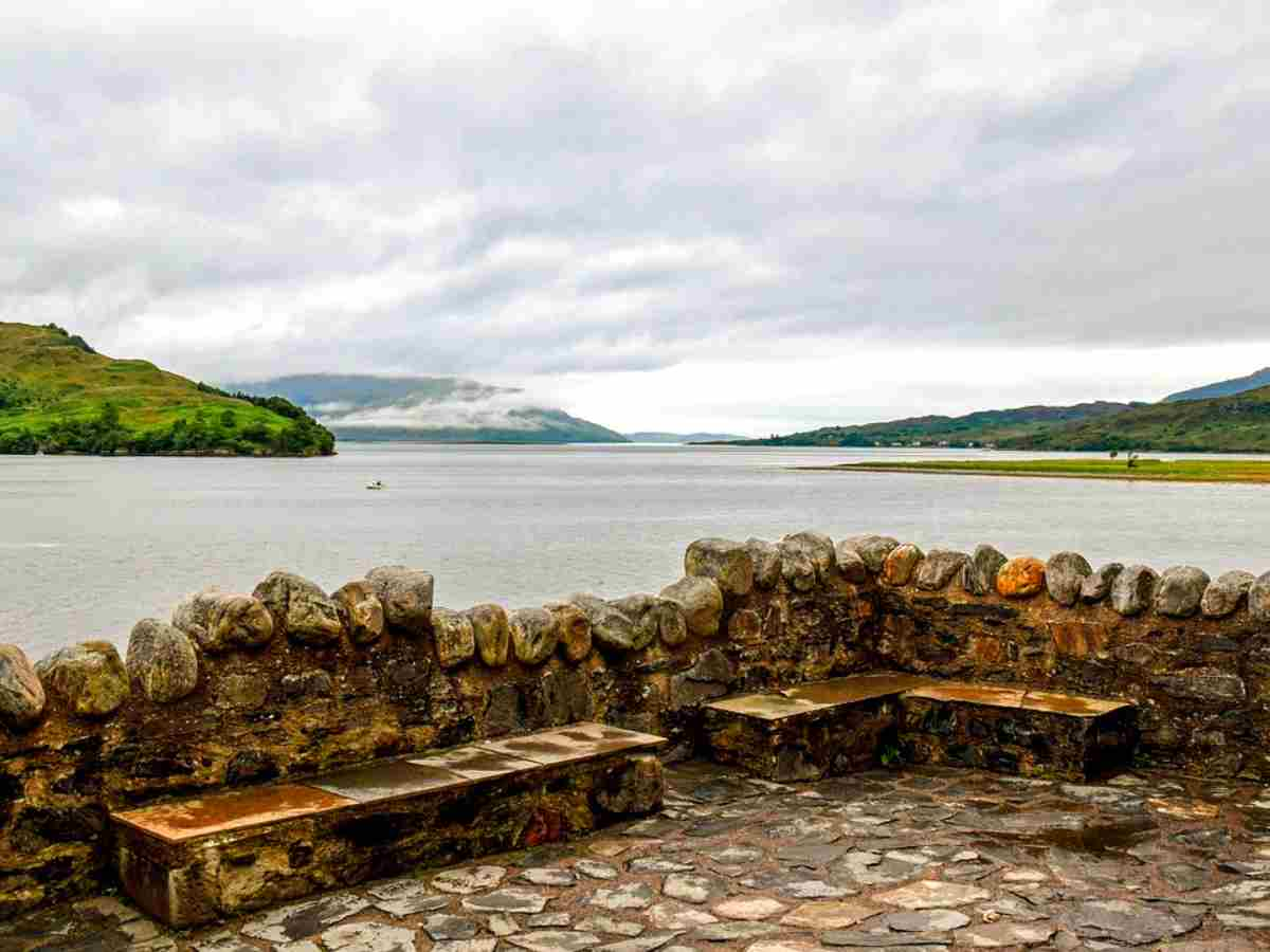 point where the lochs meet at Eilean Donan Castle