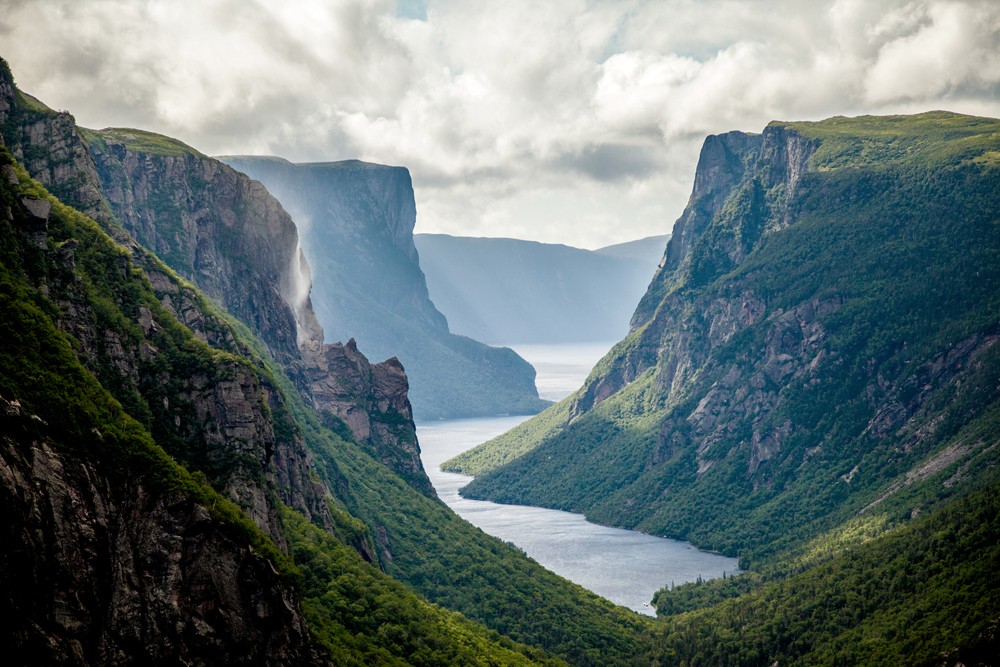 Gros Morne Western Brook Pond fjord, Newfoundland