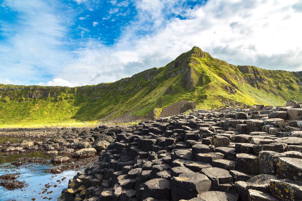 Giant's Causeway in a beautiful summer day, Northern Ireland