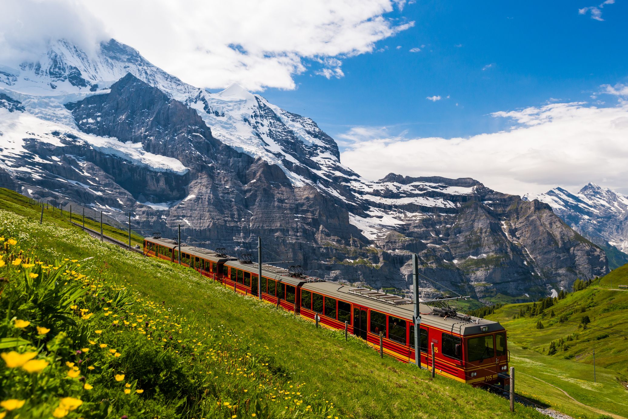 the jungfrau railway in switzerland