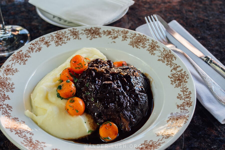 Saperavi beef cheek at OtsY, a new restaurant in Tbilisi Old Town.