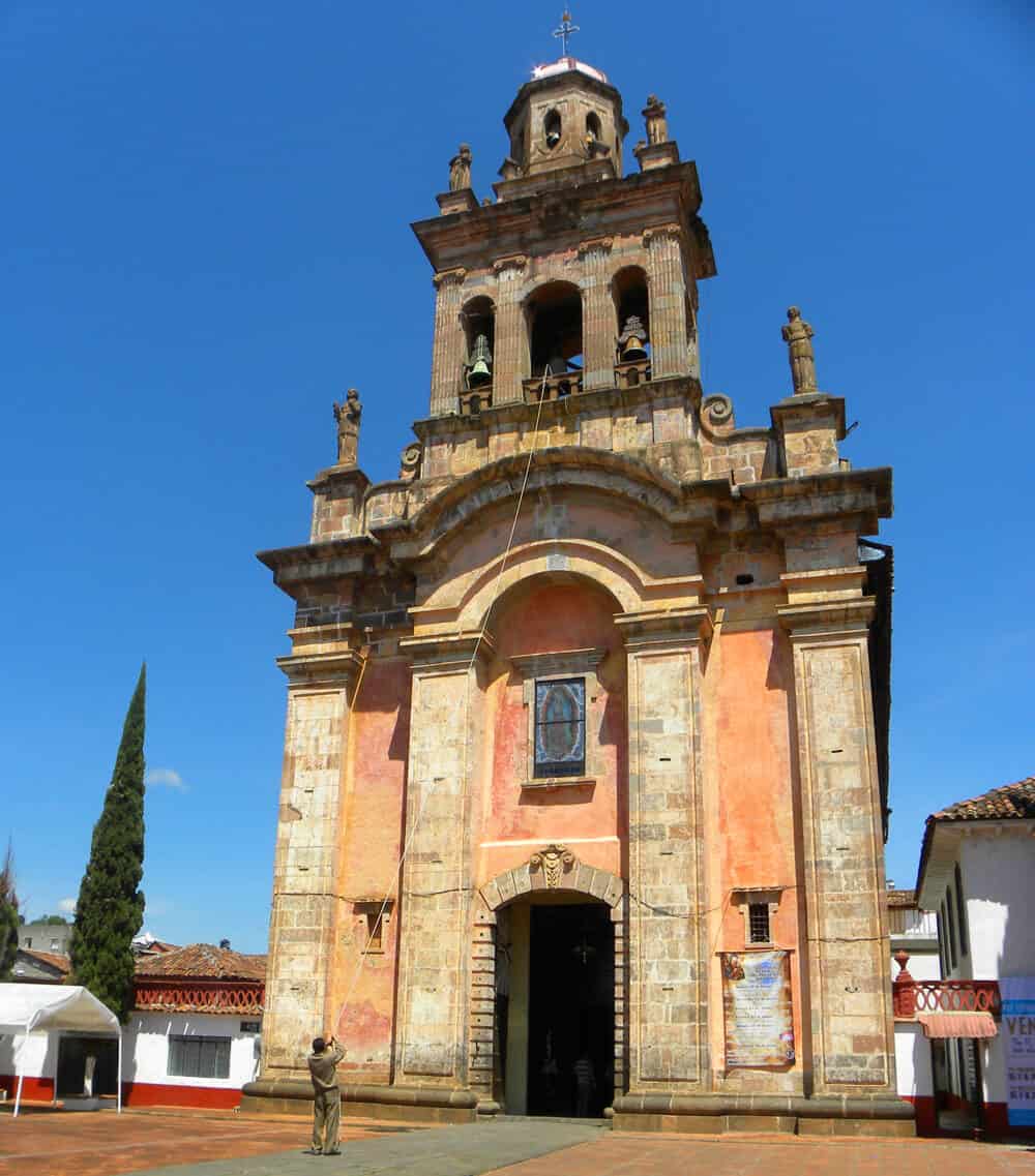 church in Patzcuaro, Mexico