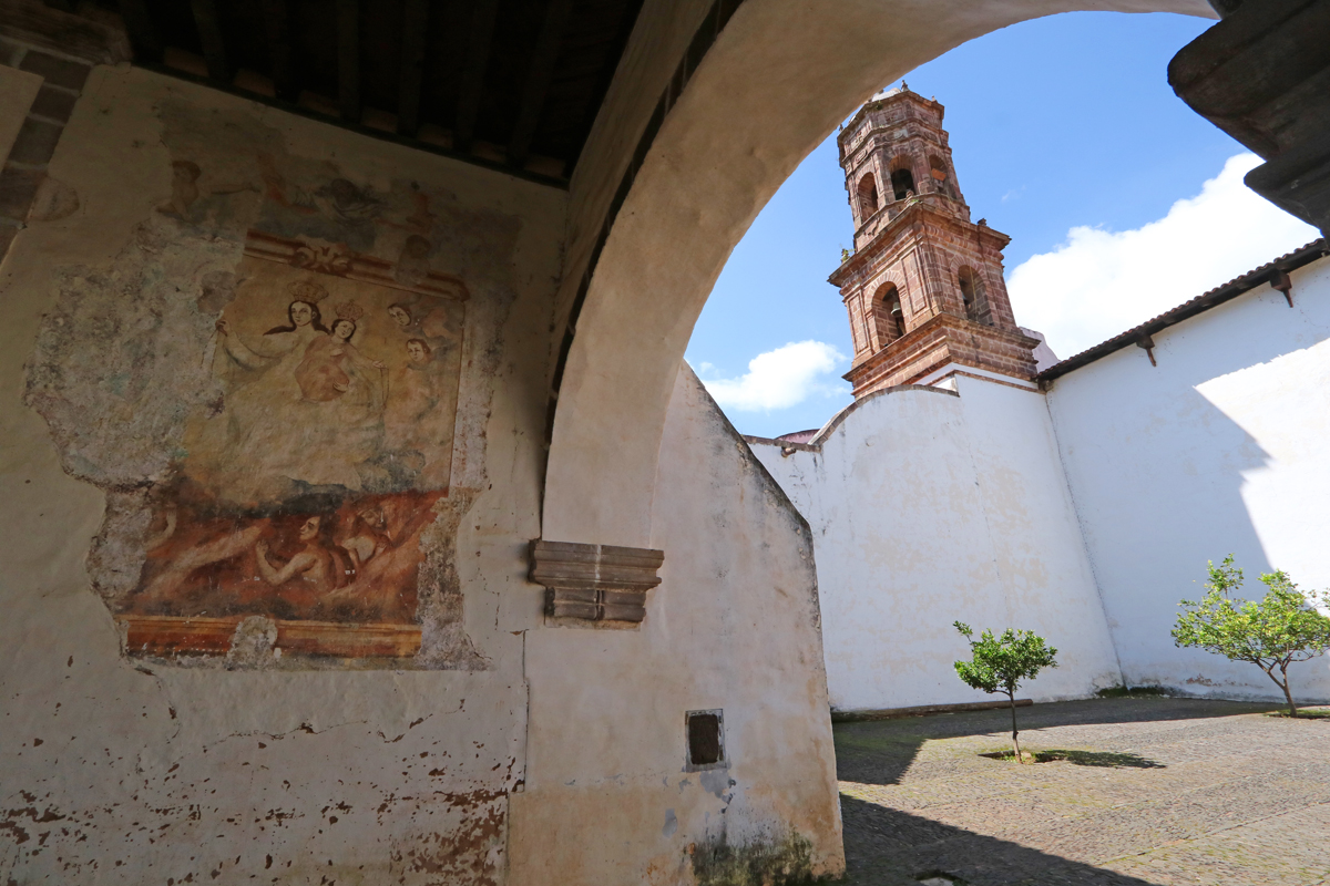 Visiting Tzintzuntzan