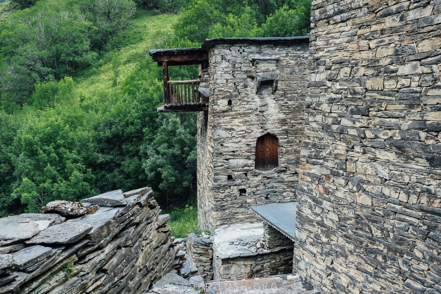 Ancient tower dwellings in Shatili.