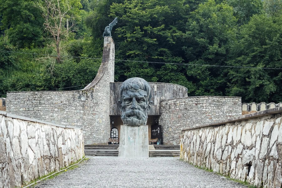 The Vazha-Pshavela House Museum in Chargali, Georgia.