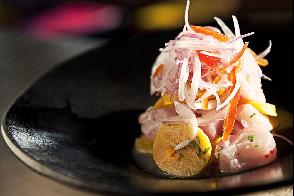 Ceviche at Amaz Restaurant, Lima, Peru