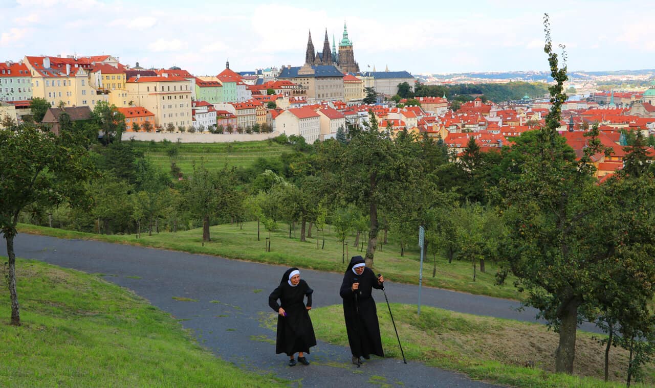 Mary in Exile Statue, Prague views