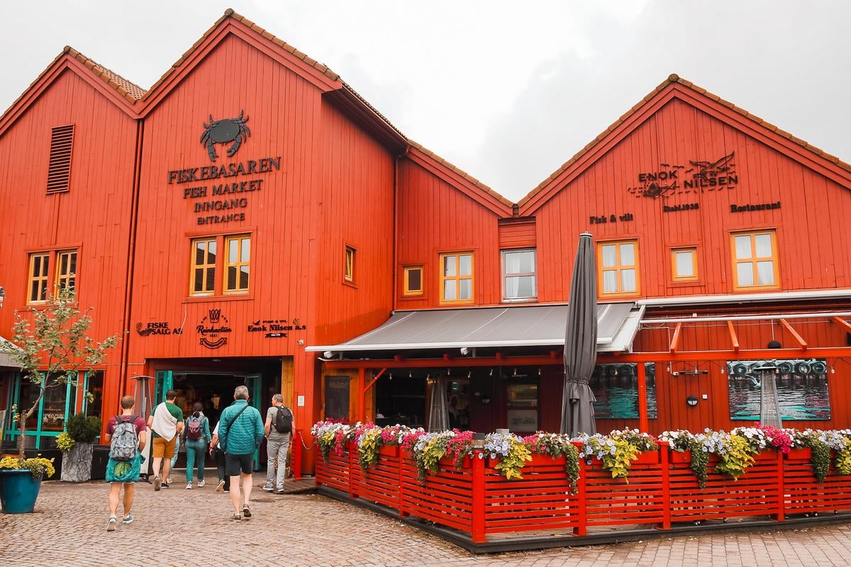 Kristiansand Fish Market, Norway: vibrant seafood hub with fresh catches and local culture.