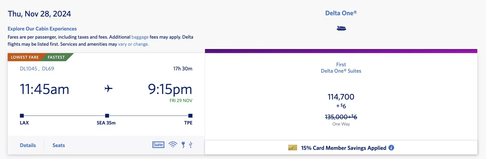 skymiles lax tpe