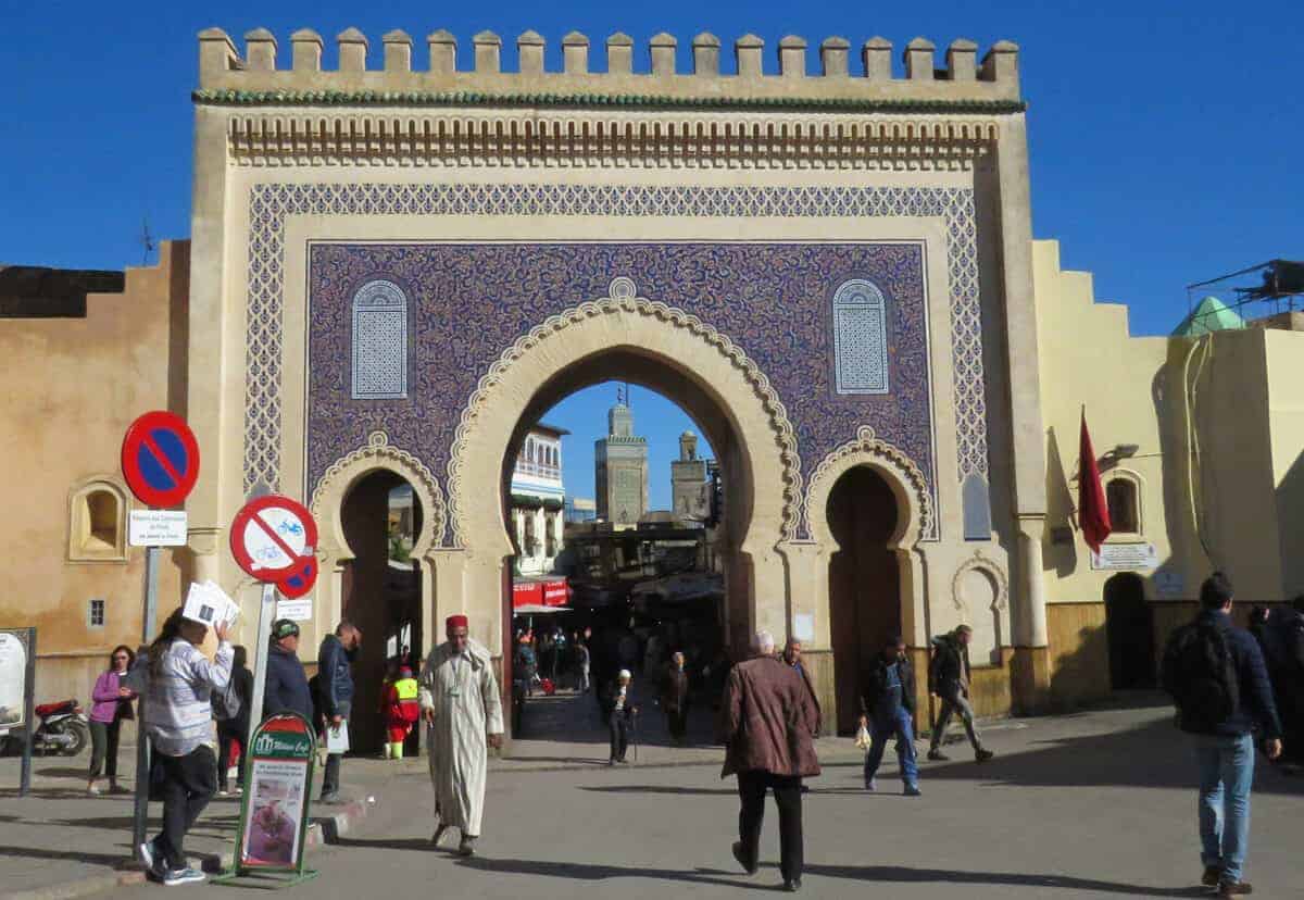 Bab Bou Jeloub, Fez. Ultimate guide to surviving Morocco