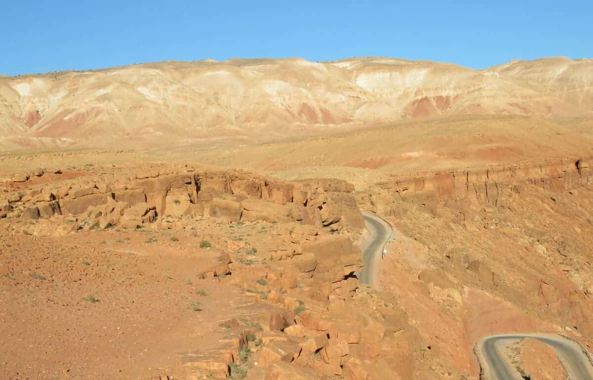 Geography near Ait Benhaddou. Guide to Morocco