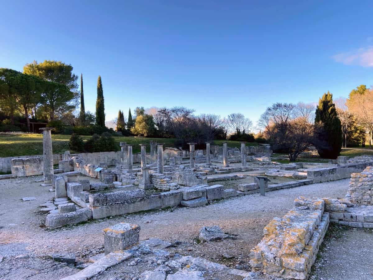 Temple ruins at Glanum in Saint Remy, Provence, France