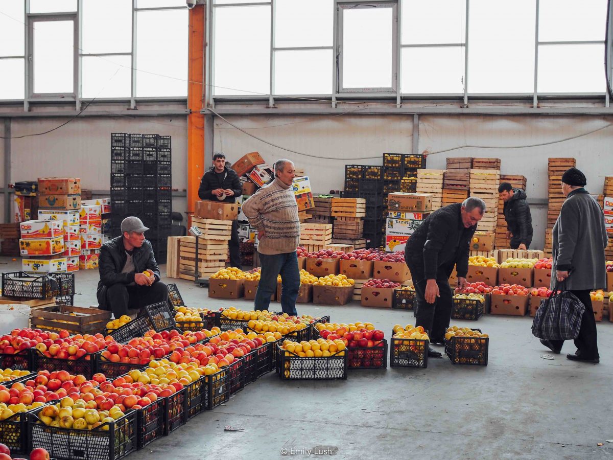 © Emily Lush 2017 | Tbilisi market; food market Tbilisi; dezerter bazaar Tbilisi location