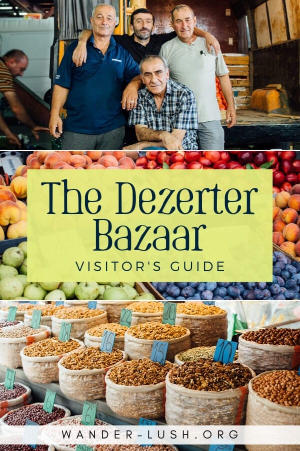 A complete guide to visiting the Dezerter Bazaar, the biggest Tbilisi market — including how to get there, and how to navigate the market.