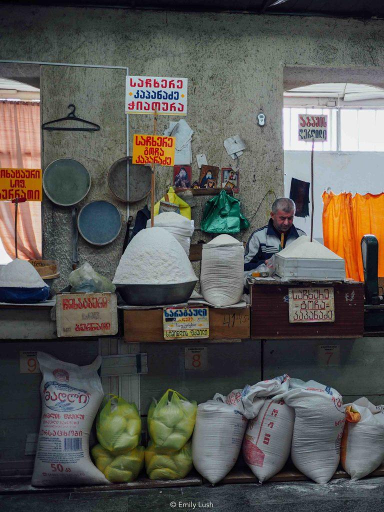 © Emily Lush 2017 | Tbilisi market; food market Tbilisi; dezerter bazaar Tbilisi location