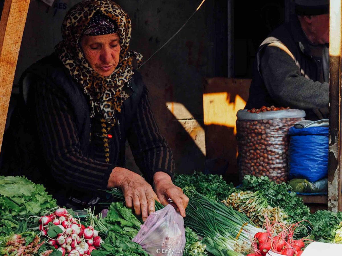 © Emily Lush 2017 | Tbilisi market; food market Tbilisi; dezerter bazaar Tbilisi location