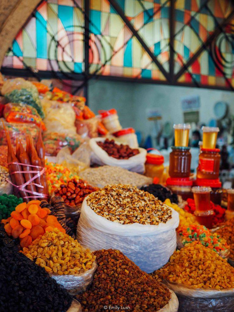 © Emily Lush 2017 | Tbilisi market; food market Tbilisi; dezerter bazaar Tbilisi location