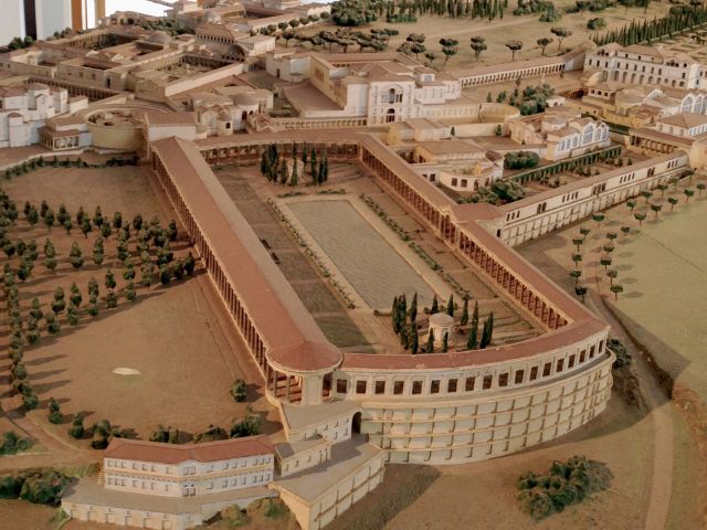 model of villa adriana