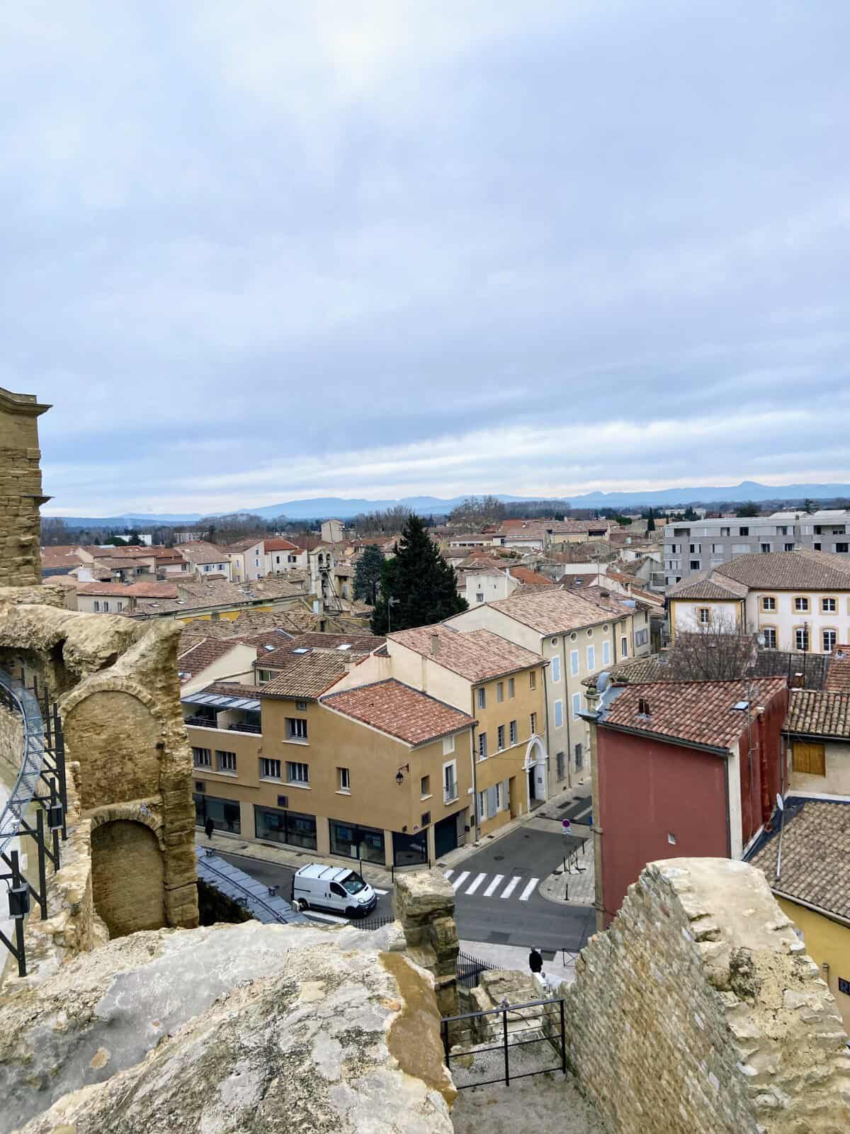 Streets of Orange from the Roman Theatre